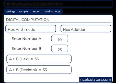 hex subtraction calculator|hex addition calculator.